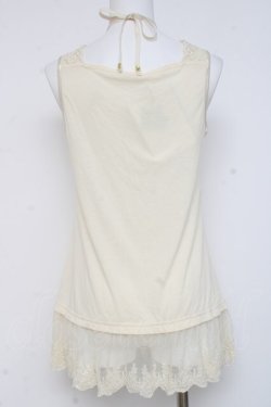 画像2: axes femme / プチローズホルタータンクトップ  生成り Y-26-03-06-091-AX-TO-SZ-ZY