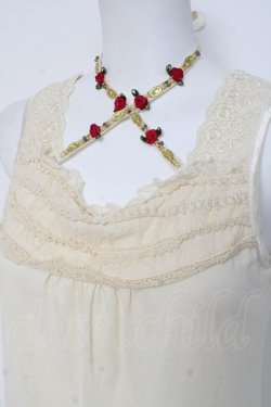 画像3: axes femme / プチローズホルタータンクトップ  生成り Y-26-03-06-091-AX-TO-SZ-ZY