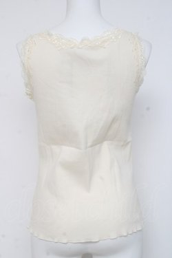 画像2: axes femme / ギャザーコットンタンク  生成り Y-26-03-06-092-AX-TO-SZ-ZY