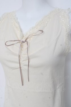 画像3: axes femme / ギャザーコットンタンク  生成り Y-26-03-06-092-AX-TO-SZ-ZY