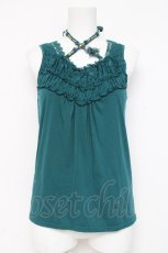 画像1: axes femme / プチローズキャミ  グリーン Y-26-03-06-093-AX-TO-SZ-ZS (1)