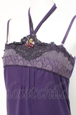 画像3: axes femme / ホルターキャミ  パープル Y-26-03-06-094-AX-TO-SZ-ZY