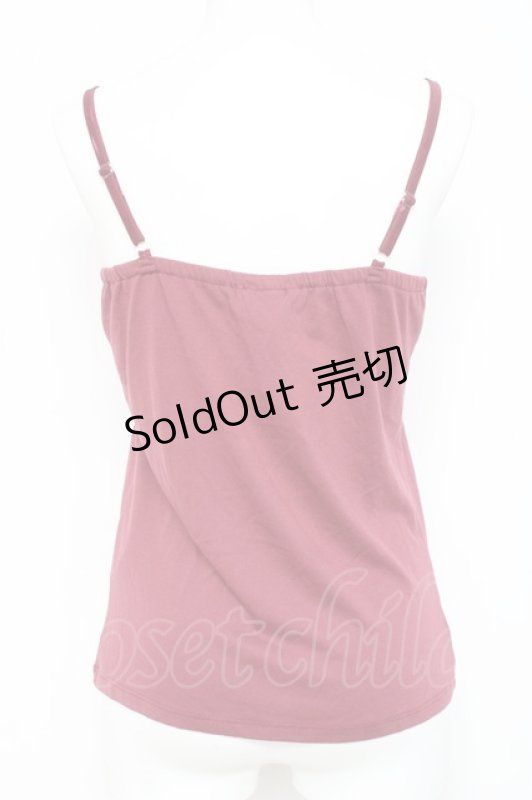 画像2: axes femme / 刺繍レースキャミ  ワイン Y-26-03-06-095-AX-TO-SZ-ZI (2)