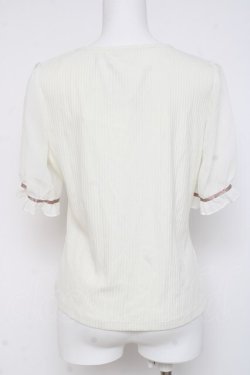 画像2: axes femme / パピヨンフルール刺繍プルオーバー  生成り Y-26-03-06-096-AX-TO-SZ-ZY