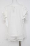 画像2: axes femme / チュール重ねトップス  白 Y-26-03-06-098-AX-TO-SZ-ZS (2)