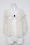 axes femme / 20th/レース使いケープ  生成り Y-26-03-06-099-AX-TO-SZ-ZY