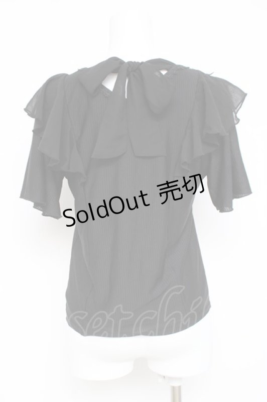 画像2: axes femme / ナポレオン風プルオーバー  黒 Y-26-03-06-106-AX-TO-SZ-ZY (2)