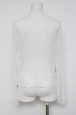 画像2: axes femme / リボンチュールシアーインナー  白 Y-26-03-06-113-AX-TO-SZ-ZY