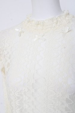 画像3: m petit by misako / レースインナートップス M 生成り Y-26-03-06-114-LO-TO-SZ-ZY