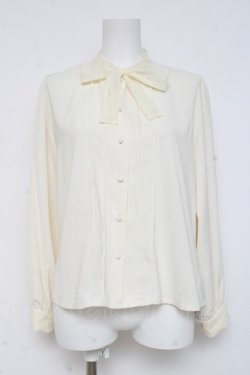 画像1: an another angelus / ショールカラーボウタイブラウス F アイボリー Y-26-03-06-119-CA-BL-SZ-ZY