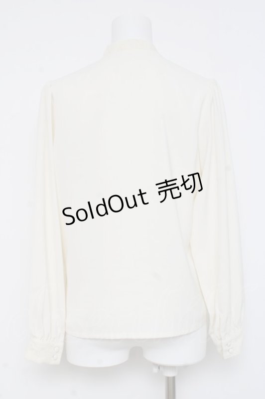 画像2: an another angelus / ショールカラーボウタイブラウス F アイボリー Y-26-03-06-119-CA-BL-SZ-ZY (2)