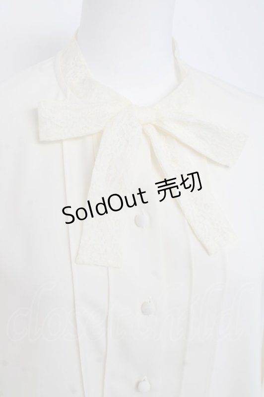 画像3: an another angelus / ショールカラーボウタイブラウス F アイボリー Y-26-03-06-119-CA-BL-SZ-ZY (3)
