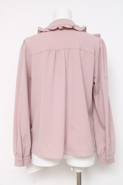 画像2: Ank Rouge / フリルブラウス  ピンク Y-26-03-06-122-CA-BL-SZ-ZY