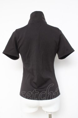 画像2: Qutie Frash / 龍刺繍3ZIPカットソー  黒 Y-26-03-06-124-QU-TO-SZ-ZY