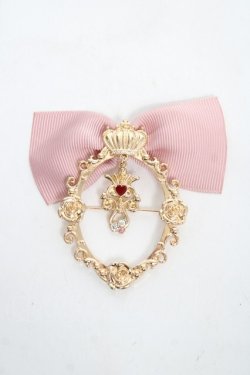 画像1: m petit by misako / AMクラウンビジューブローチ  ゴールド Y-26-03-06-016-LO-AC-SZ-ZY