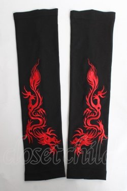 画像4: Qutie Frash / 龍刺繍3ZIPカットソー  黒 Y-26-03-06-124-QU-TO-SZ-ZY