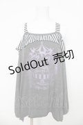 ALGONQUINS / メリーゴーランドptオフショルトップス F グレー Y-26-03-06-129-AL-TO-SZ-ZY