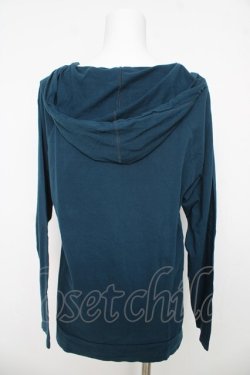 画像2: ALGONQUINS / ふくれプリントフードトップス F ブルーグリーン Y-26-03-06-133-AL-TO-SZ-ZY