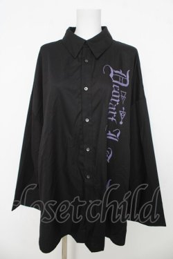 画像1: Deorart / フロントプリント・ モンスターサイズシャツ M ブラック/パープル Y-26-03-06-135-PU-BL-SZ-ZY