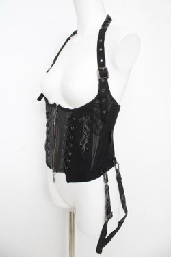 画像3: Ozz Croce / ホルターネックコルセット  黒 Y-26-03-06-136-OO-TO-SZ-ZY
