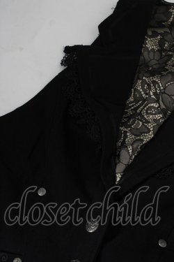 画像3: Ozz oneste / 花ジャガードベスト  黒 Y-26-03-06-138-OO-JA-SZ-ZY