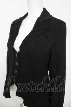 画像3: Rozen Kavalier / モチーフレース刺繍ジャケット  黒 Y-26-03-06-143-OO-JA-SZ-ZY