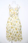 画像1: axes femme / ひまわり柄キャミワンピース  イエロー Y-26-03-06-146-AX-OP-SZ-ZI (1)