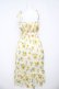 画像2: axes femme / ひまわり柄キャミワンピース  イエロー Y-26-03-06-146-AX-OP-SZ-ZY (2)