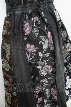 画像3: axes femme / パッチワーク風ジャンスカ  黒 Y-26-03-06-152-AX-OP-SZ-ZY