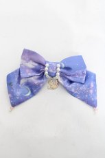 画像1: Angelic Pretty / Dreamy Lunaリボンバレッタ  ラベンダー Y-26-03-06-020-AP-AC-SZ-ZT168-F001 (1)
