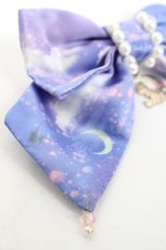 画像2: Angelic Pretty / Dreamy Lunaリボンバレッタ  ラベンダー Y-26-03-06-020-AP-AC-SZ-ZT168-F001 (2)