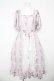 画像1: axes femme / 薔薇柄ラッフルチュールワンピース  ピンク Y-26-03-06-174-AX-OP-SZ-ZY (1)