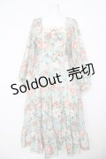 axes femme / ブルームフラワー柄ワンピース  ミント Y-26-03-06-176-AX-OP-SZ-ZY