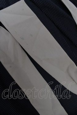 画像3: axes femme POETIQUE / 刺 タイストライプワンピース  紺 Y-26-03-06-177-AX-OP-SZ-ZY