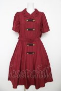 axes femme / ナポレオンモチーフワンピース  ワイン Y-26-03-06-183-AX-OP-SZ-ZY