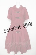 axes femme / ナポレオンモチーフワンピース  ワイン Y-26-03-06-183-AX-OP-SZ-ZY
