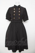 axes femme kawaii / ナポレオンワンピース  黒 Y-26-03-06-184-AX-OP-SZ-ZY