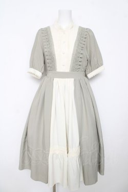 画像1: axes femme kawaii / エレガントドールワンピース M グリーン Y-26-03-06-186-AX-OP-SZ-ZY