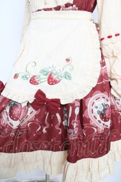 画像4: 熊逗  / いちごワンピースセット S 赤 Y-26-03-06-193-LO-OP-SZ-ZY