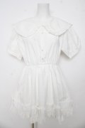 merry jenny / リボンフレアミニワンピース F ホワイト Y-26-03-06-194-LO-OP-SZ-ZY