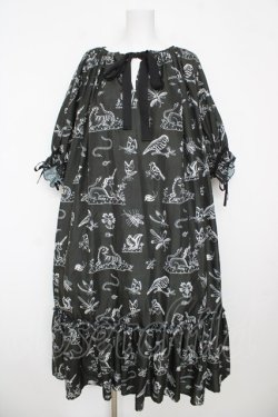 画像1: microcosm / Millicentロングドレス M グリーン Y-26-03-06-202-PU-OP-SZ-ZY