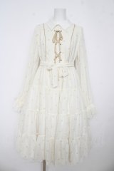 Angelic Pretty / Dreamy Stellarティアードワンピース  アイボリー Y-26-03-06-203-AP-OP-SZ-ZY