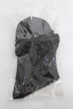 画像1: axes femme kawaii / 透かしレースアップ柄ソックス  黒 Y-26-03-06-025-AX-ZA-SZ-ZY