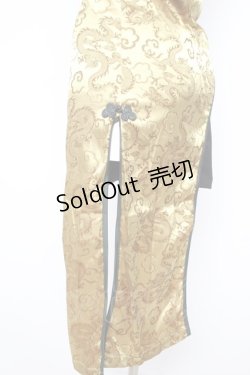 画像4: Qutie Frash / チャイナアシメチュニック  イエロー Y-26-03-06-215-QU-OP-SZ-ZY