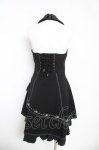 画像2: Ozz oneste / 薔薇刺繍ホルターワンピース  黒 Y-26-03-06-217-OO-OP-SZ-ZY (2)