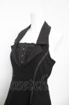 画像3: Ozz oneste / 薔薇刺繍ホルターワンピース  黒 Y-26-03-06-217-OO-OP-SZ-ZY (3)