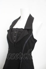 画像3: Ozz oneste / 薔薇刺繍ホルターワンピース  黒 Y-26-03-06-217-OO-OP-SZ-ZY (3)