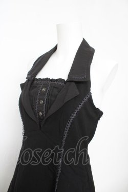 画像3: Ozz oneste / 薔薇刺繍ホルターワンピース  黒 Y-26-03-06-217-OO-OP-SZ-ZY