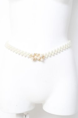 画像2: axes femme / パールベルト  白 Y-26-03-06-026-AX-ZA-SZ-ZY