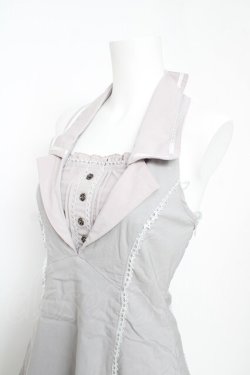 画像3: Ozz oneste / 薔薇刺繍ホルターワンピース  グレー Y-26-03-06-218-OO-OP-SZ-ZY